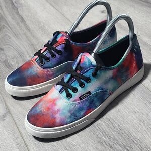 Vans Cosmic Space Galaxy Celestial Theme Shoes Sneakers Womens Size 6